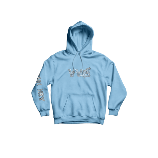 HOODIE BLEU "VVS"