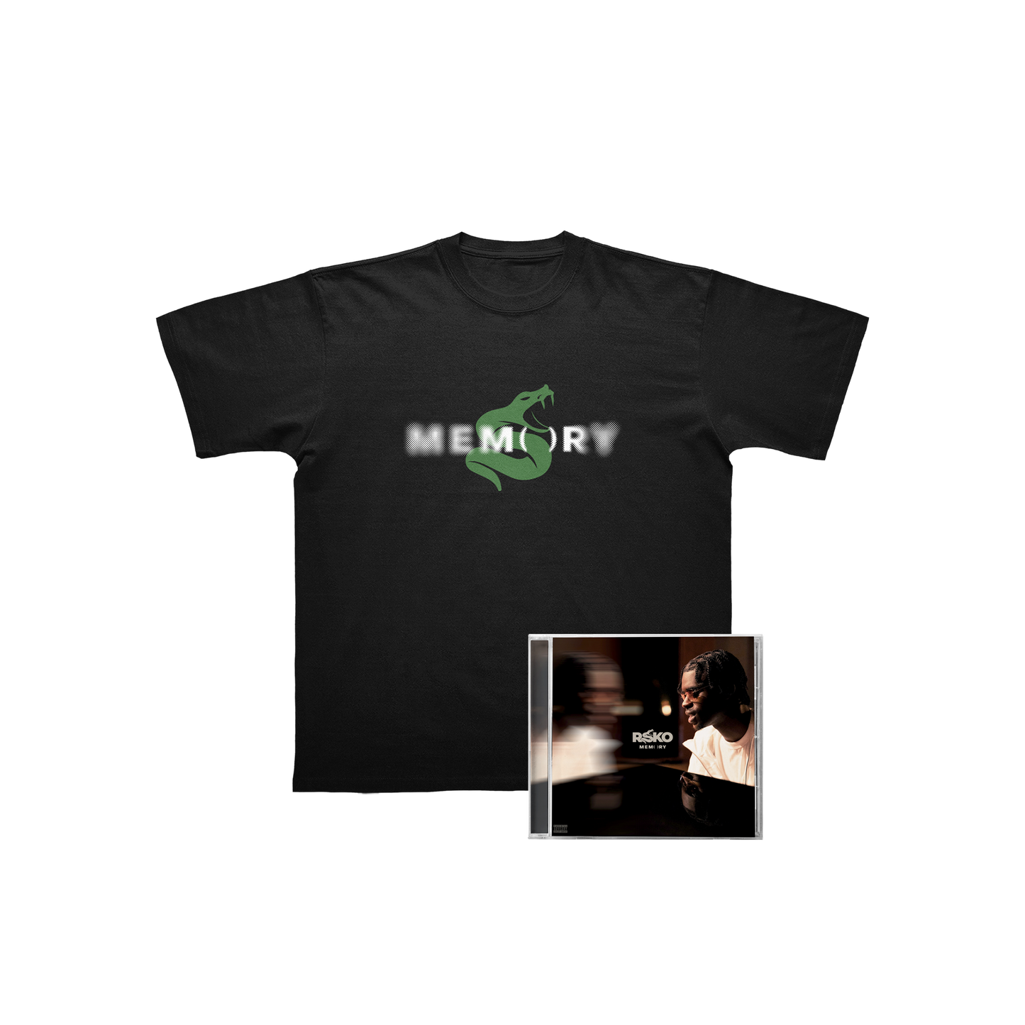 PACK T-SHIRT NOIR MEMORY + CD "MEMORY"